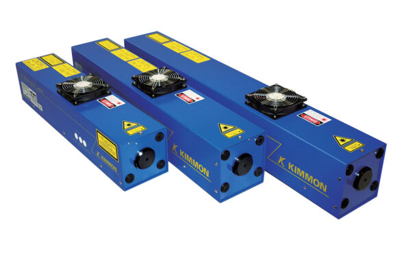 Helium-cadmium lasers with wavelengths of 325 nm and 441.6 nm for UV and blue applications in science and technology